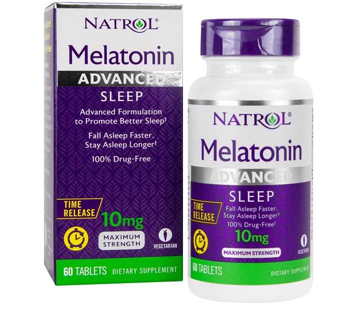 Kẹo dẻo Natrol Melatonin 10mg Sleep hộp 90 viên