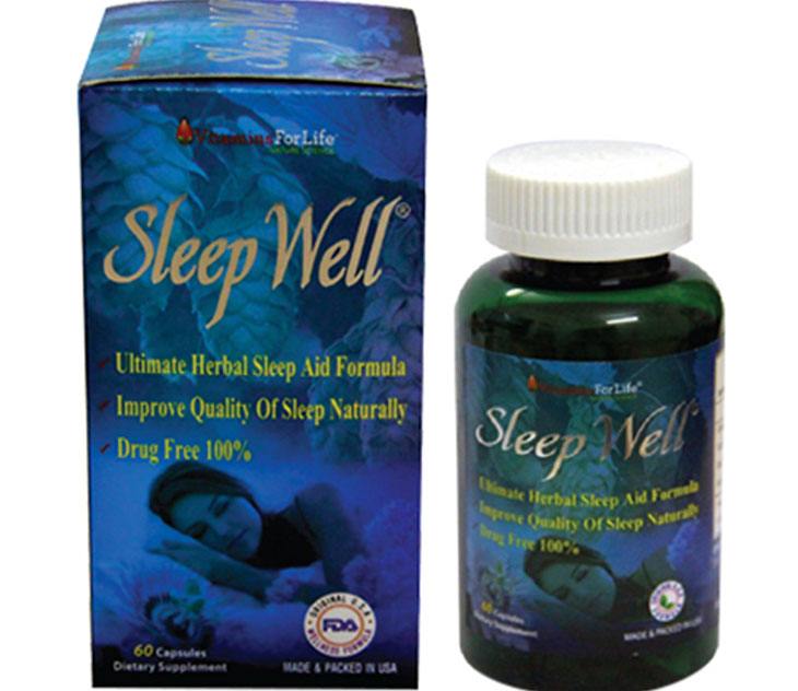 Sleep Well là viên uống hỗ trợ ngủ ngon của thương hiệu Vitamins For Life