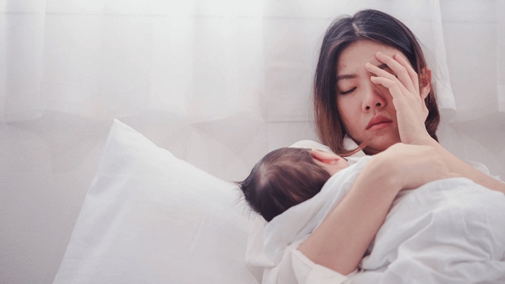 Mất ngủ sau sinh là tình trạng phổ biến ở nhiều phụ nữ