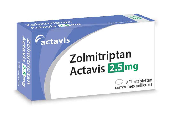 Zolmitriptan dùng chủ yếu cho người đau nửa đầu từng cơn