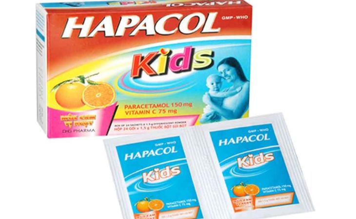 Trong mỗi viên nén Hapacol Children chứa thành phần chính là paracetamol